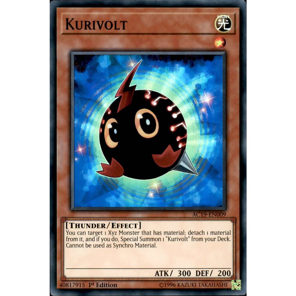 Kurivolt AC19-EN009 Yu-Gi-Oh! Card from the Advent Calendar 2019 Set