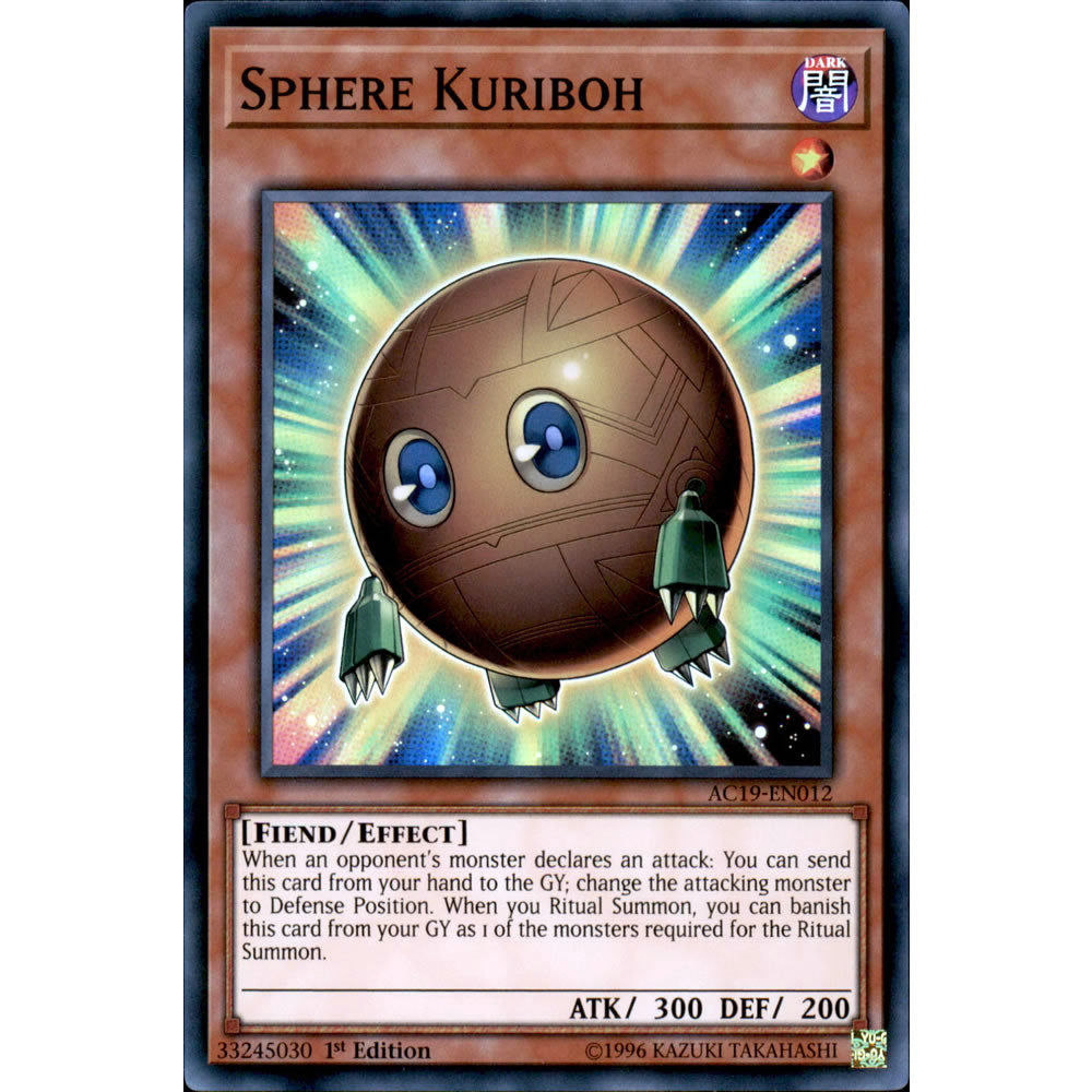 Sphere Kuriboh AC19-EN012 Yu-Gi-Oh! Card from the Advent Calendar 2019 Set