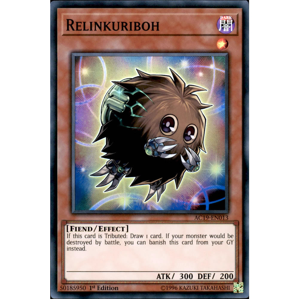 Relinkuriboh AC19-EN013 Yu-Gi-Oh! Card from the Advent Calendar 2019 Set