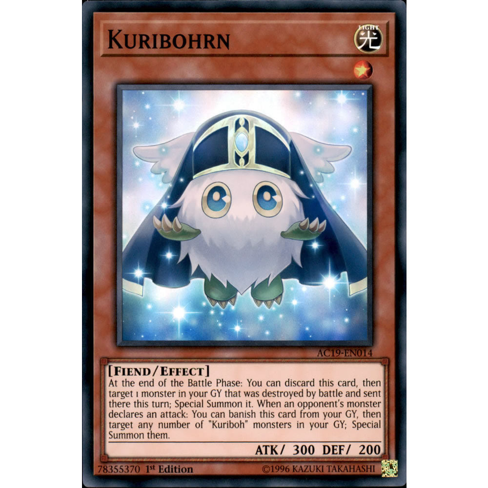 Kuribohrn AC19-EN014 Yu-Gi-Oh! Card from the Advent Calendar 2019 Set
