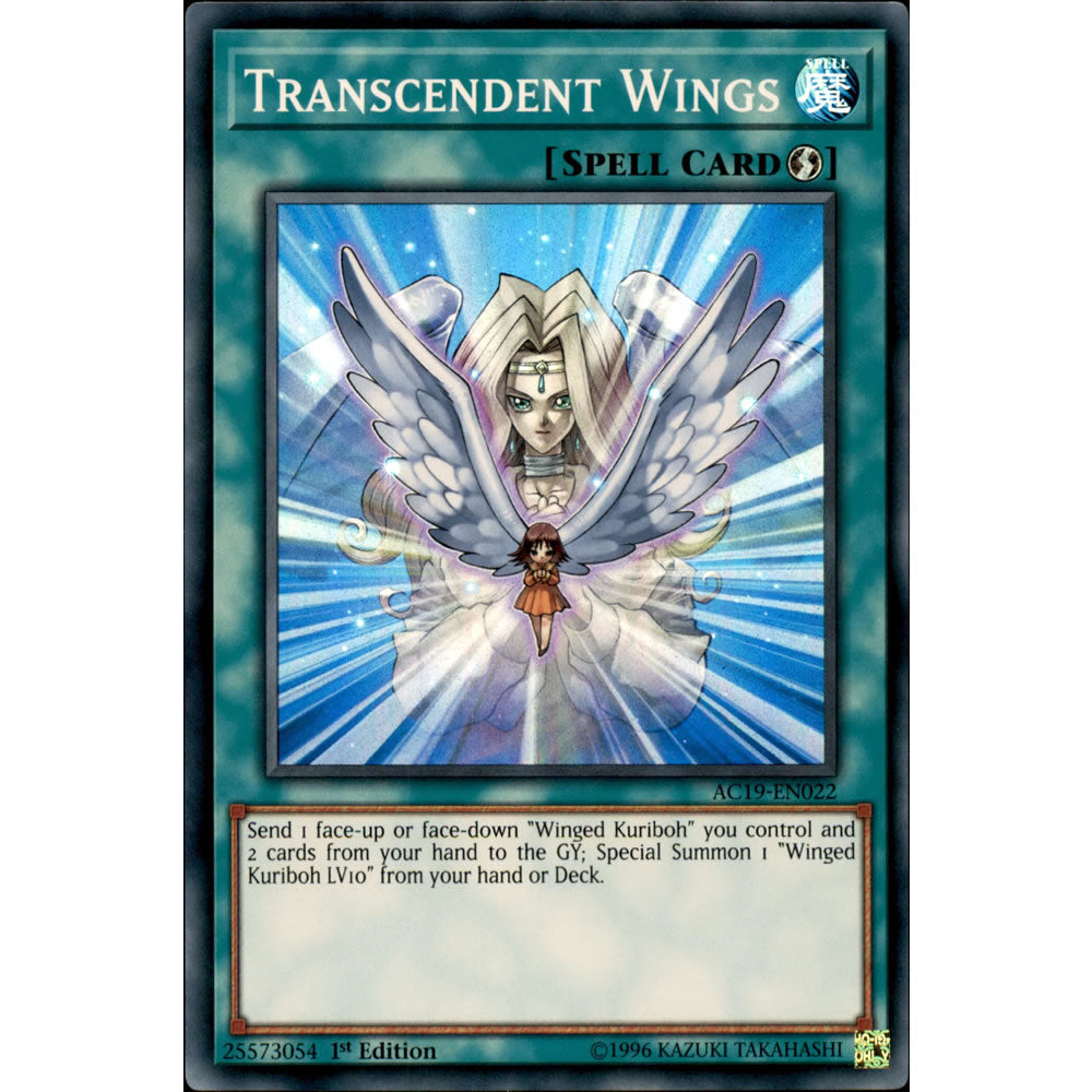 Transcendent Wings AC19-EN022 Yu-Gi-Oh! Card from the Advent Calendar 2019 Set