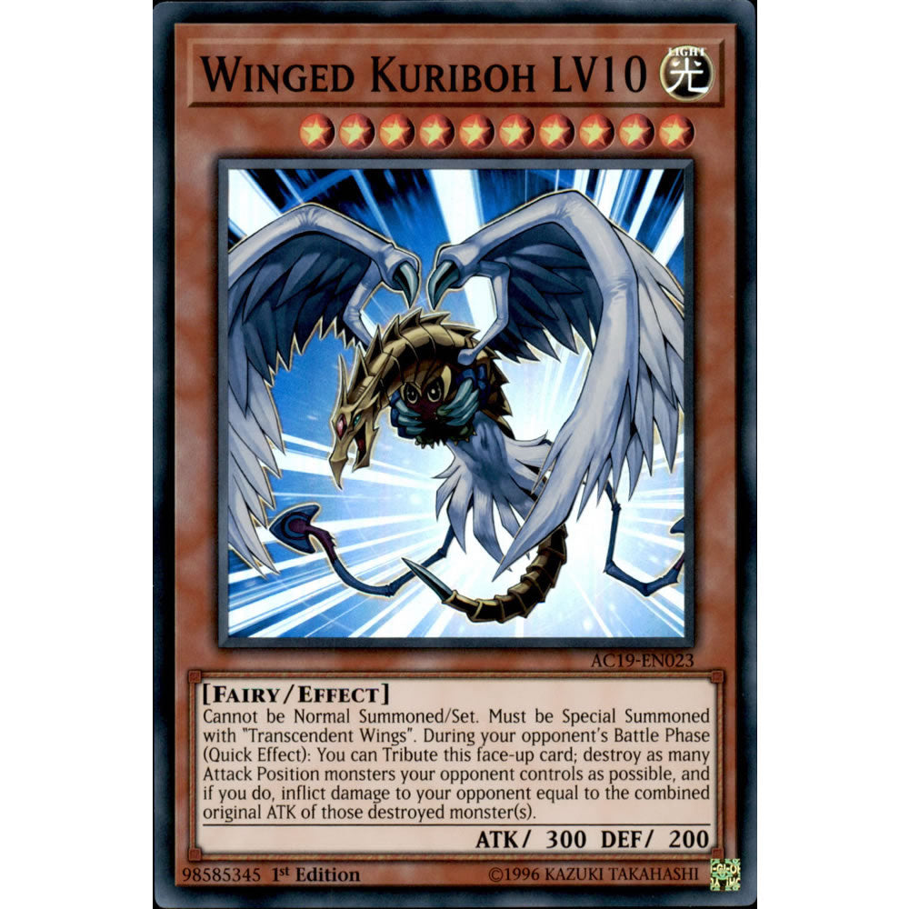 Winged Kuriboh LV10 AC19-EN023 Yu-Gi-Oh! Card from the Advent Calendar 2019 Set