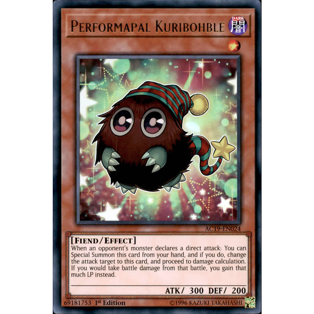 Perfomal Kuribohble AC19-EN024 Yu-Gi-Oh! Card from the Advent Calendar 2019 Set