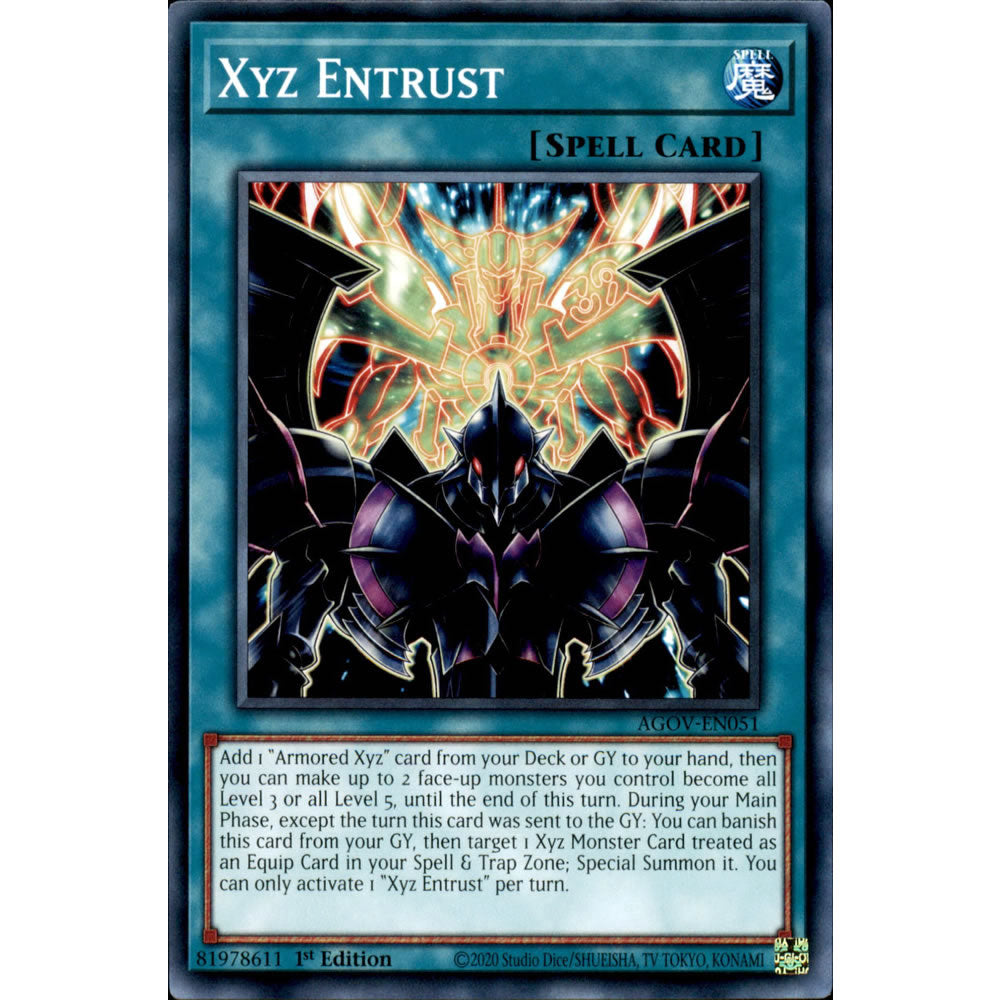 Xyz Entrust AGOV-EN051 Yu-Gi-Oh! Card from the Age of Overlord Set