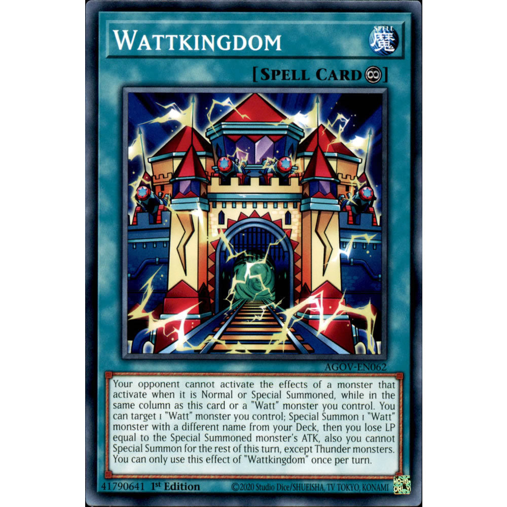 Wattkingdom AGOV-EN062 Yu-Gi-Oh! Card from the Age of Overlord Set