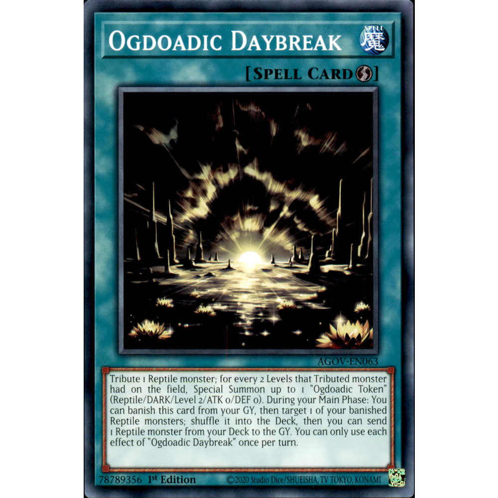 Ogdoadic Daybreak AGOV-EN063 Yu-Gi-Oh! Card from the Age of Overlord Set