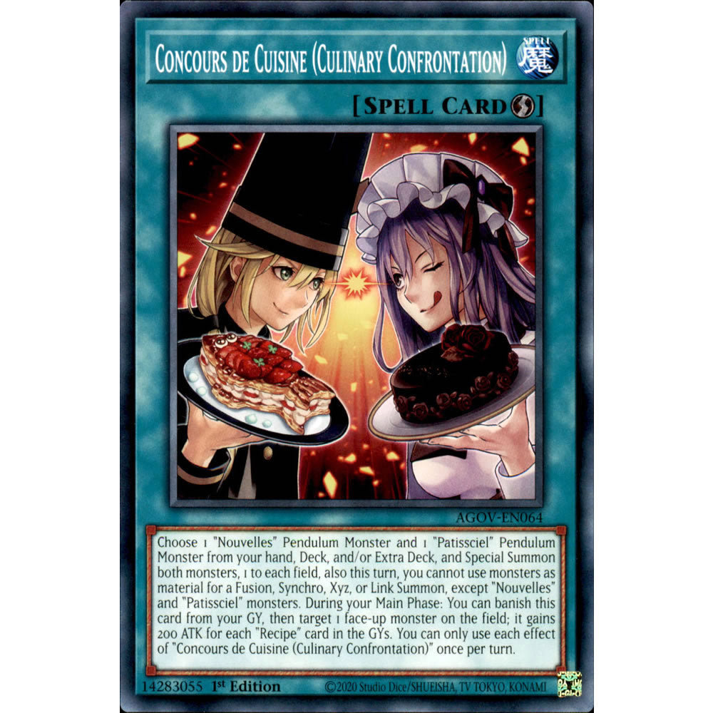 Concours de Cuisine (Culinary Confrontation) AGOV-EN064 Yu-Gi-Oh! Card from the Age of Overlord Set