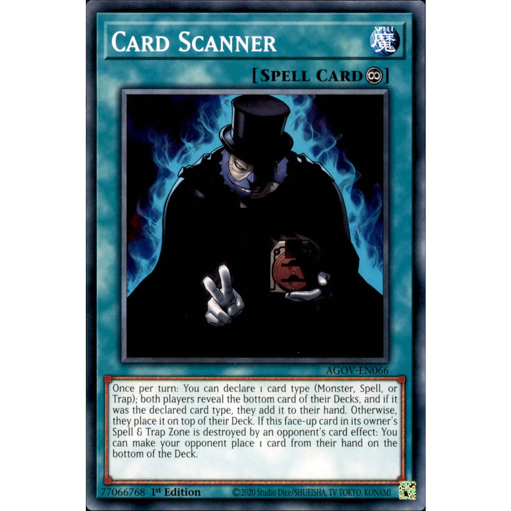 Card Scanner AGOV-EN066 Yu-Gi-Oh! Card from the Age of Overlord Set