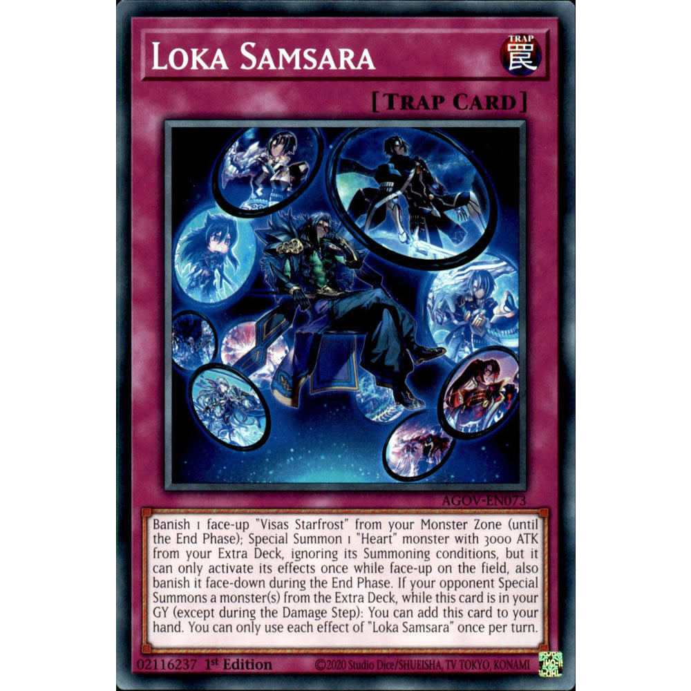 Loka Samsara AGOV-EN073 Yu-Gi-Oh! Card from the Age of Overlord Set