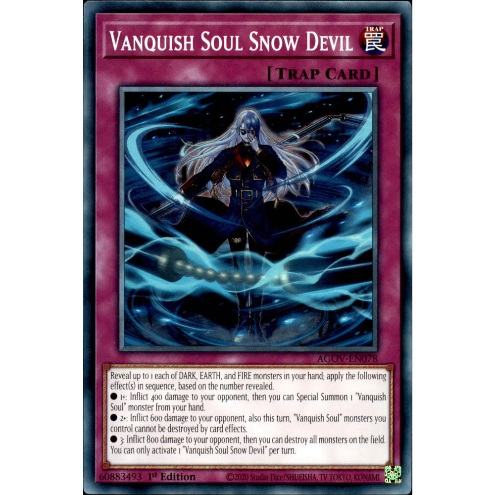 Vanquish Soul Snow Devil AGOV-EN078 Yu-Gi-Oh! Card from the Age of Overlord Set