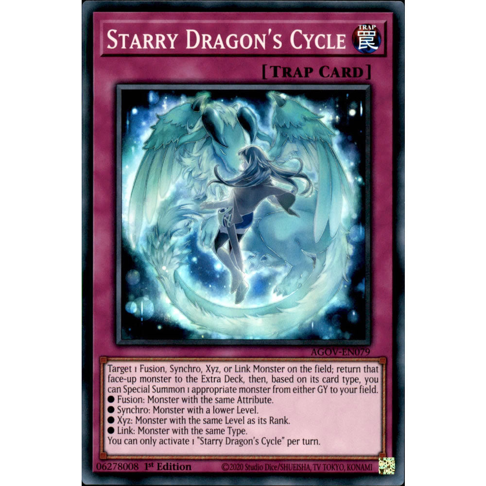 Starry Dragon's Cycle AGOV-EN079 Yu-Gi-Oh! Card from the Age of Overlord Set