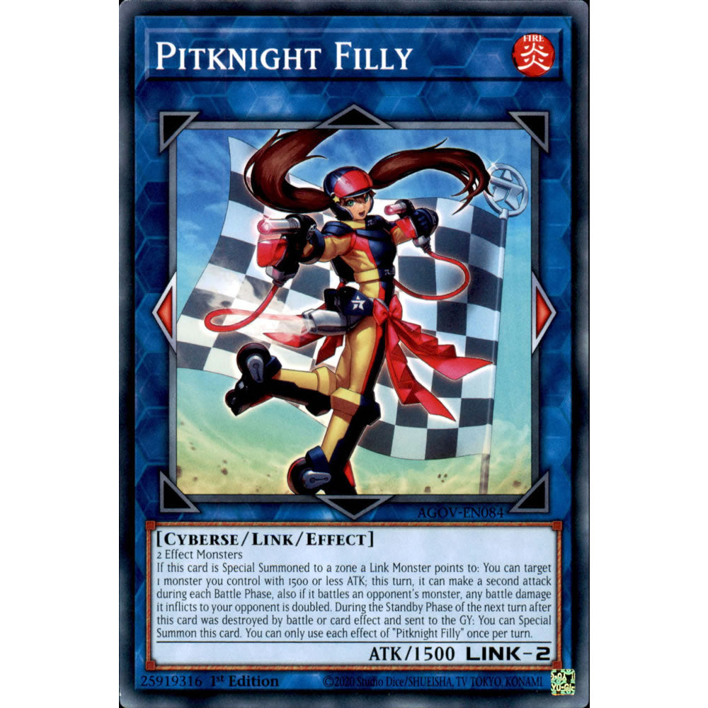 Pitknight Filly AGOV-EN084 Yu-Gi-Oh! Card from the Age of Overlord Set