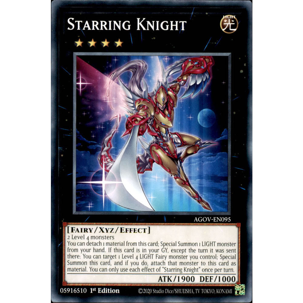 Starring Knight AGOV-EN095 Yu-Gi-Oh! Card from the Age of Overlord Set