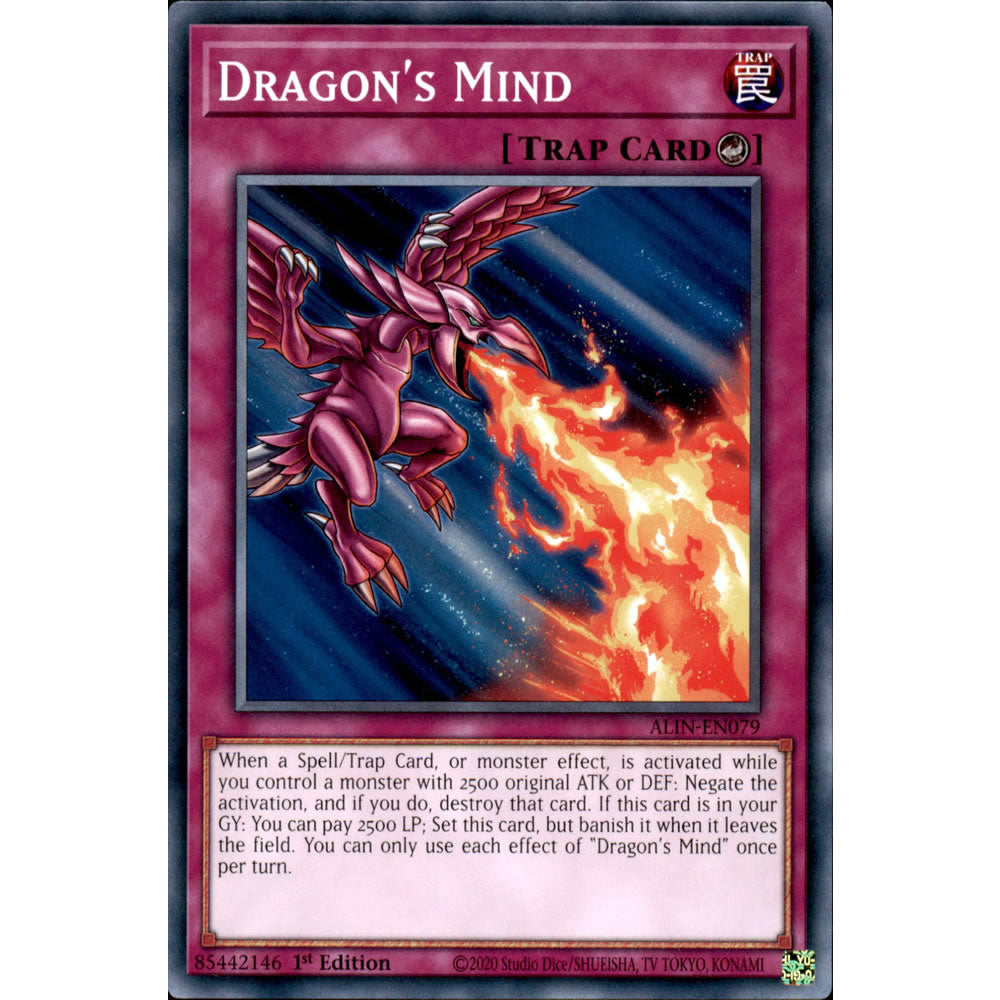 Dragon's Mind ALIN-EN079 Yu-Gi-Oh! Card from the Alliance Insight Set