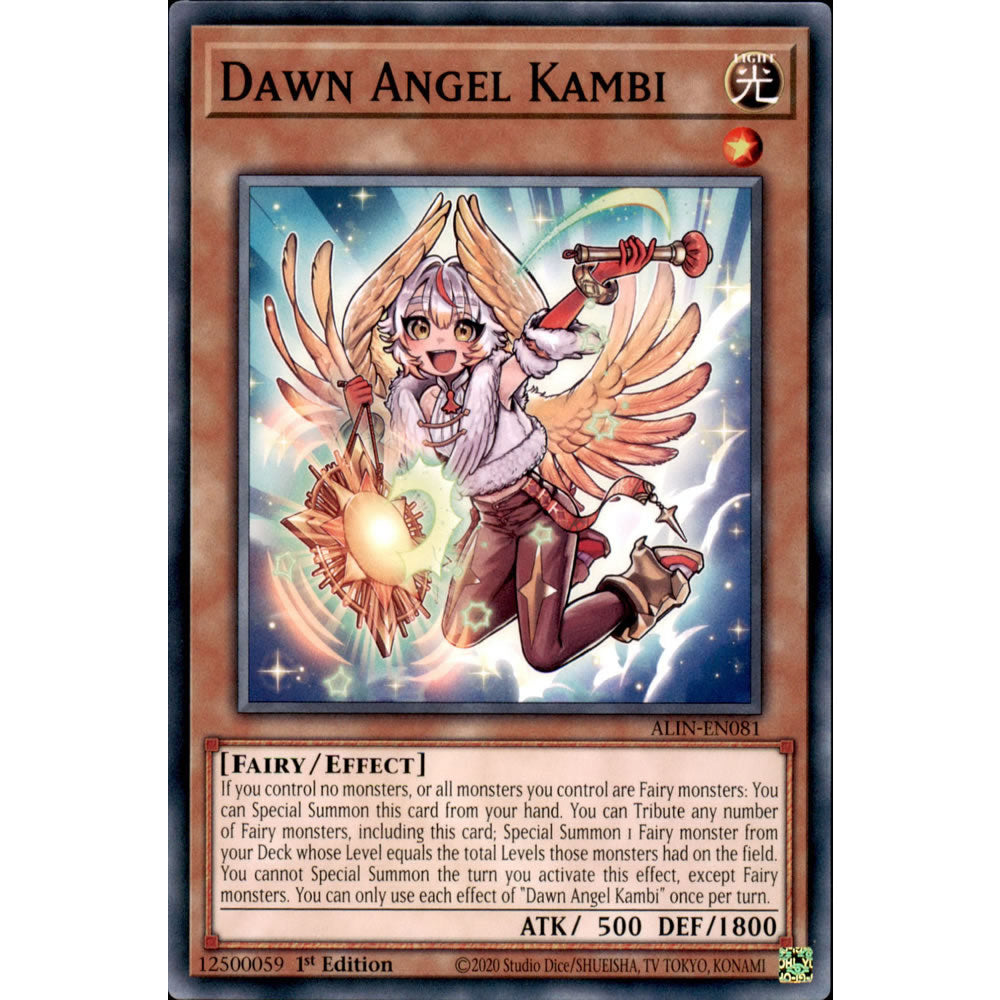 Dawn Angel Kambi ALIN-EN081 Yu-Gi-Oh! Card from the Alliance Insight Set