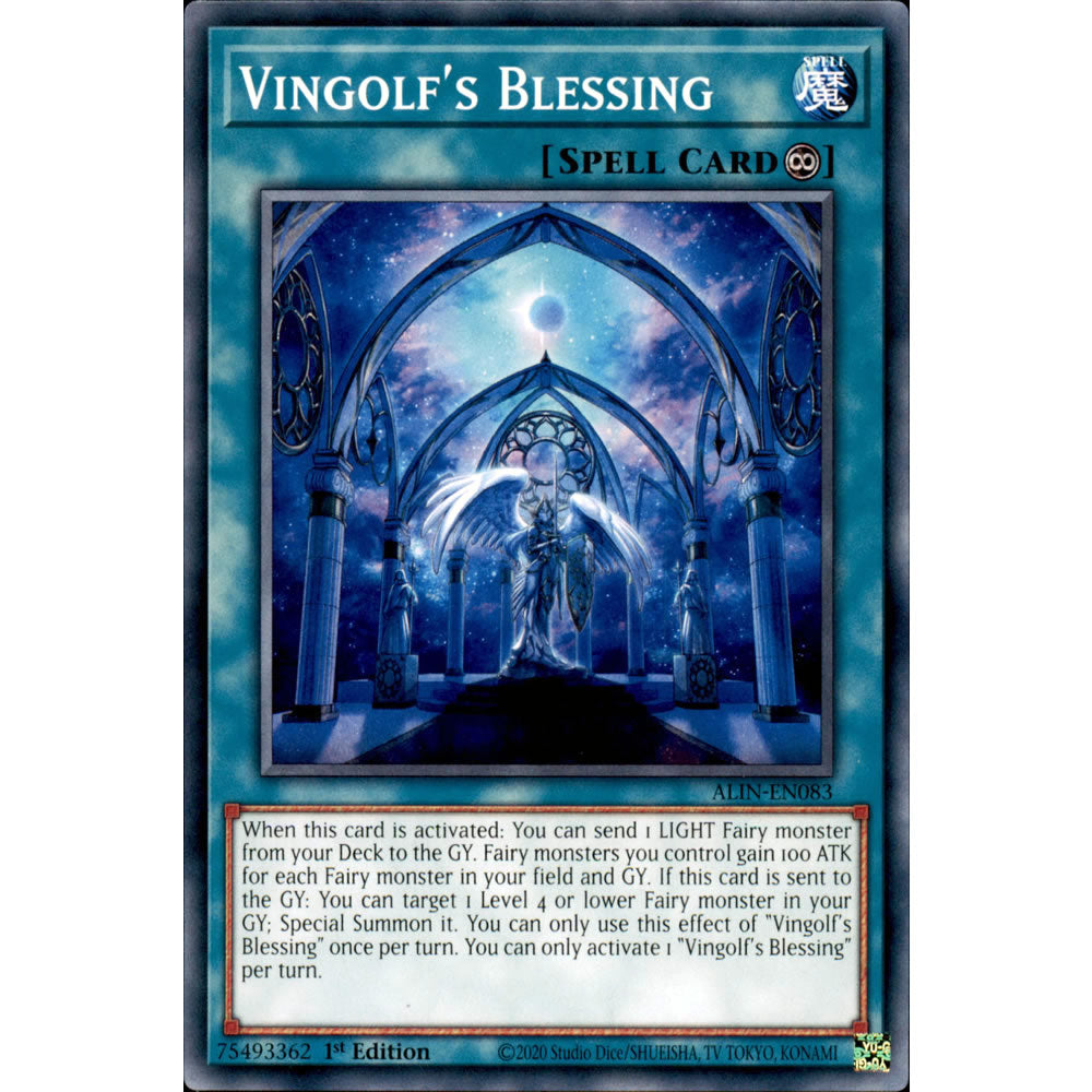Vingolf's Blessing ALIN-EN083 Yu-Gi-Oh! Card from the Alliance Insight Set