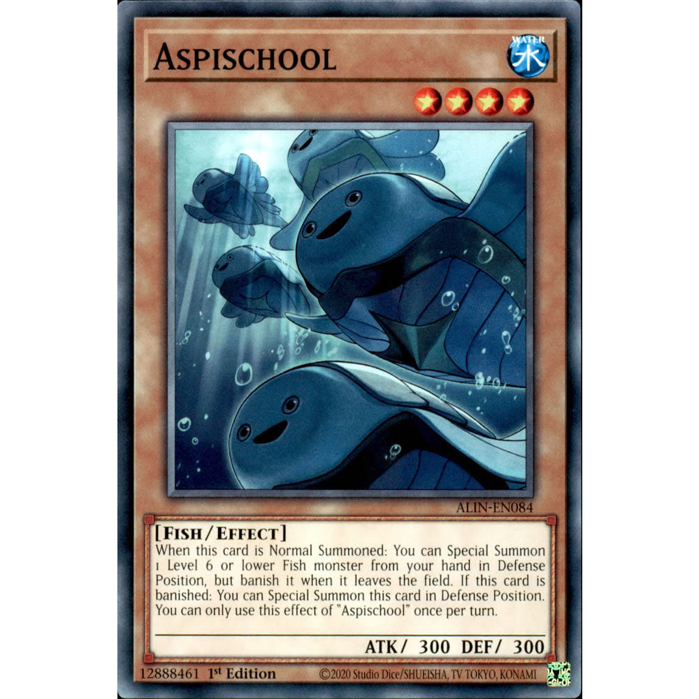 Aspischool ALIN-EN084 Yu-Gi-Oh! Card from the Alliance Insight Set
