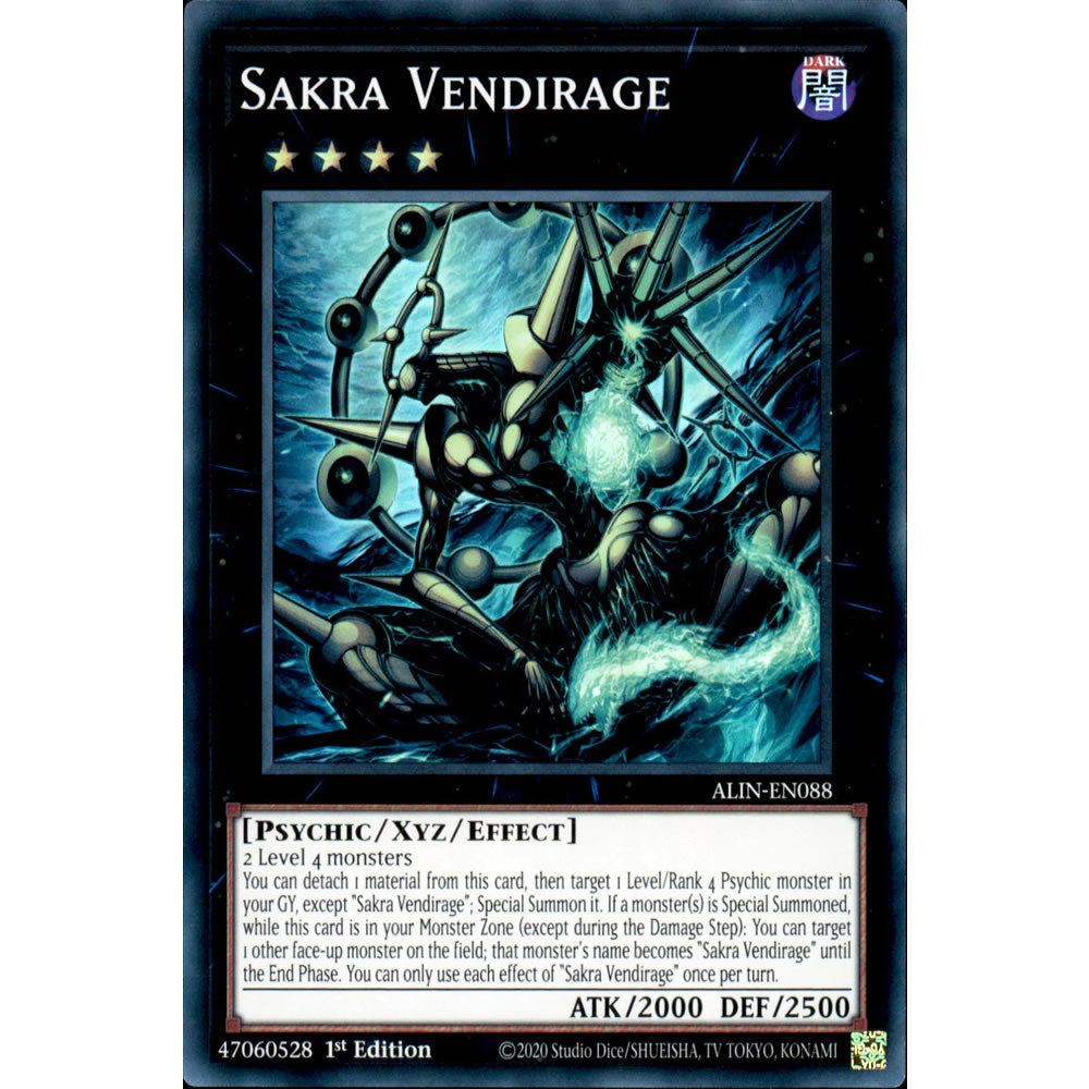 Sakra Vendirage ALIN-EN088 Yu-Gi-Oh! Card from the Alliance Insight Set