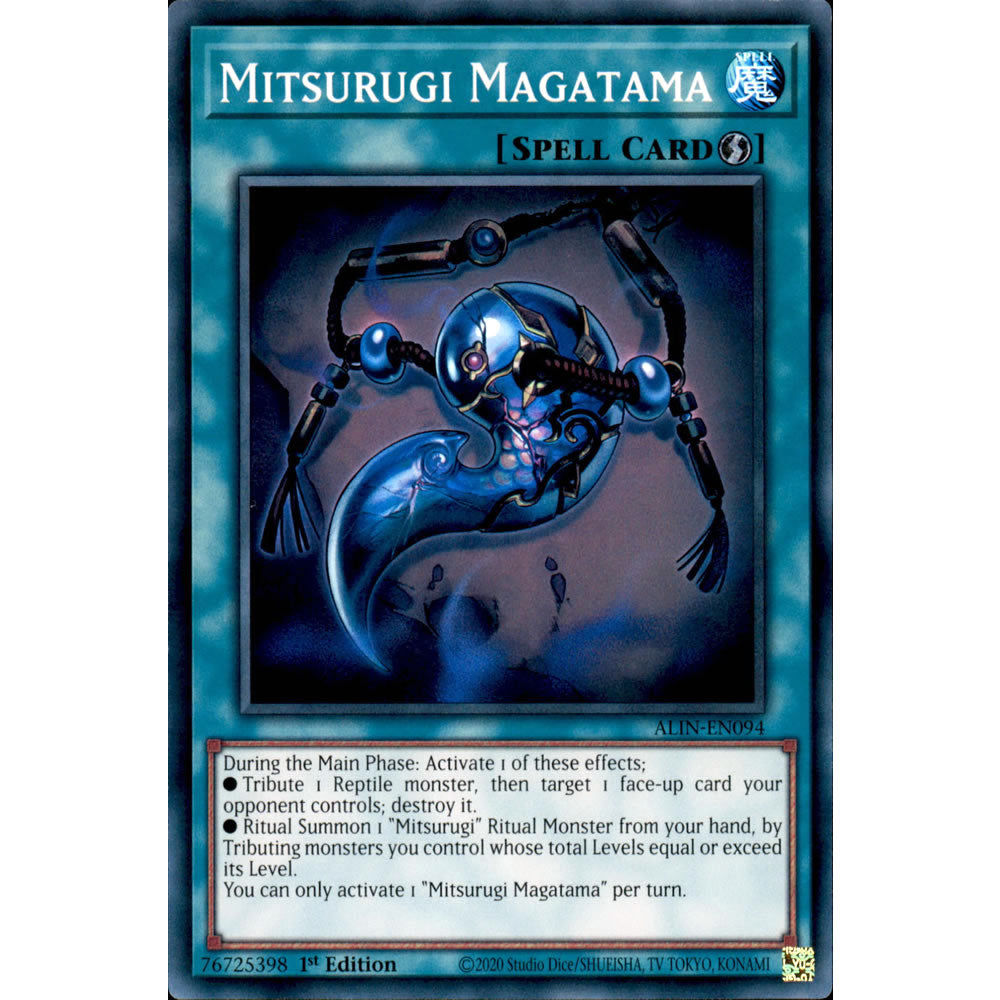 Mitsurugi Magatama ALIN-EN094 Yu-Gi-Oh! Card from the Alliance Insight Set
