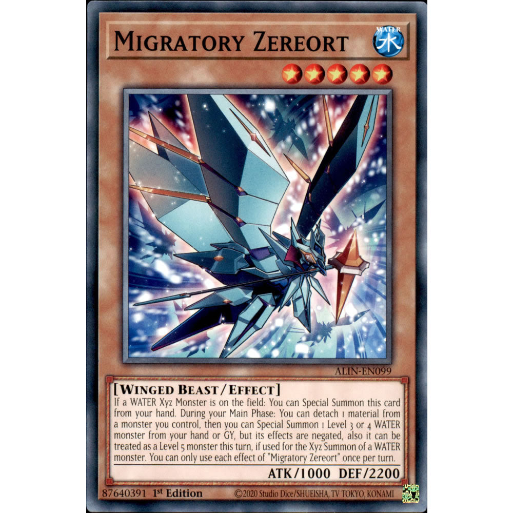 Migratory Zereort ALIN-EN099 Yu-Gi-Oh! Card from the Alliance Insight Set