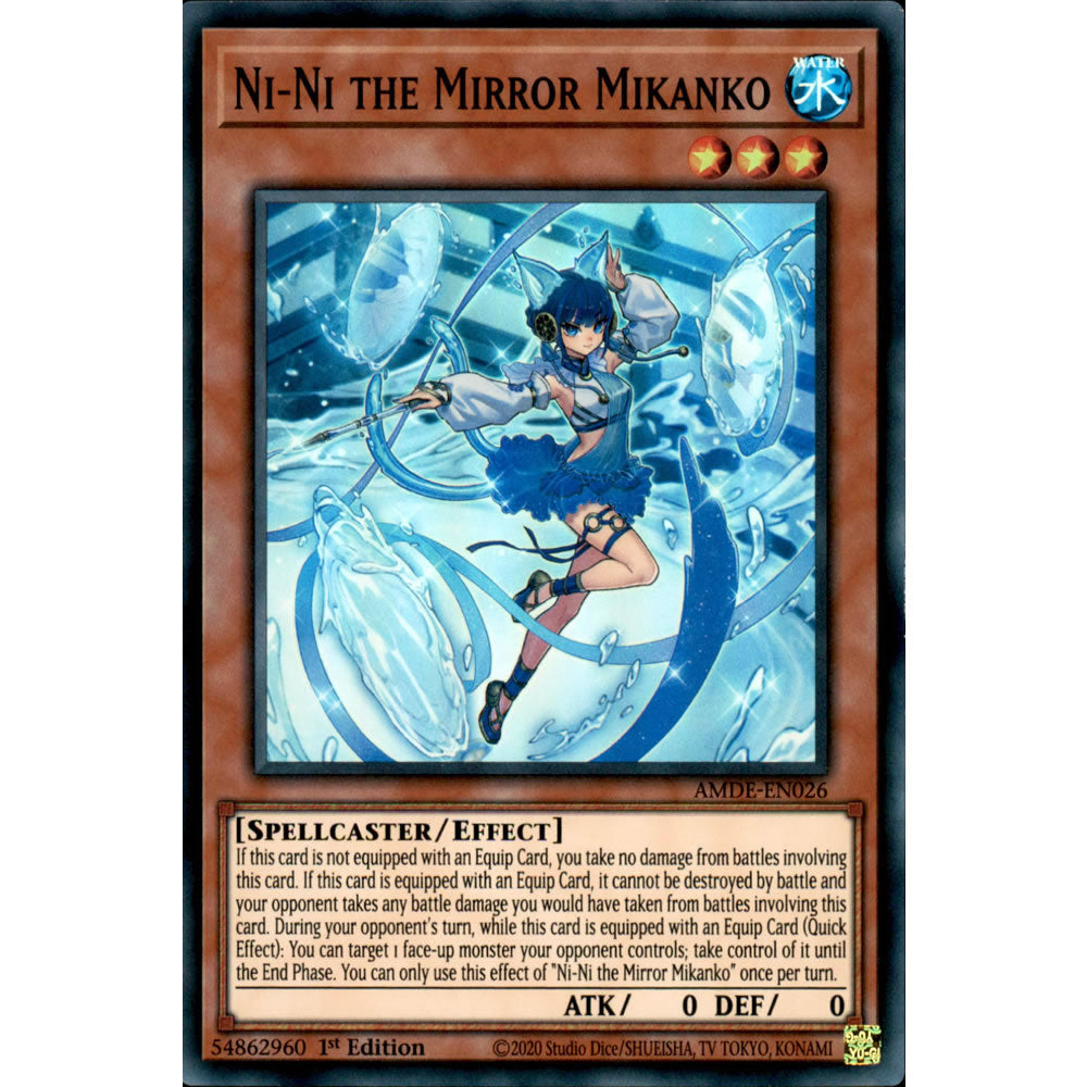 Ni-Ni the Mirror Mikanko AMDE-EN026 Yu-Gi-Oh! Card from the Amazing Defenders Set