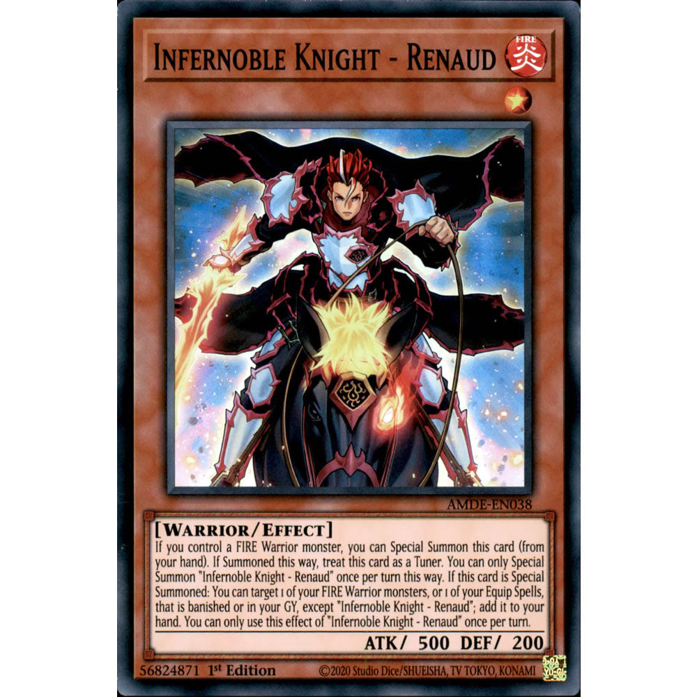 Infernoble Knight - Renaud AMDE-EN038 Yu-Gi-Oh! Card from the Amazing Defenders Set