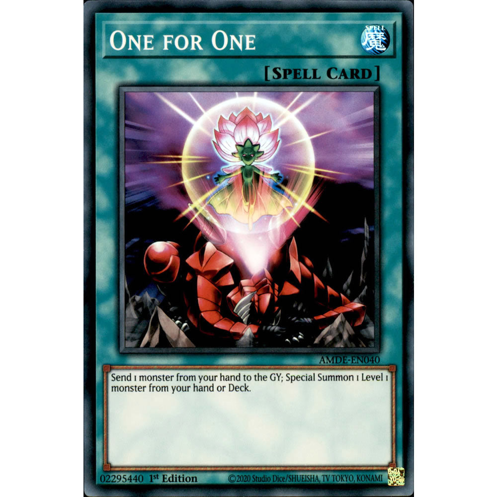 One for One AMDE-EN040 Yu-Gi-Oh! Card from the Amazing Defenders Set