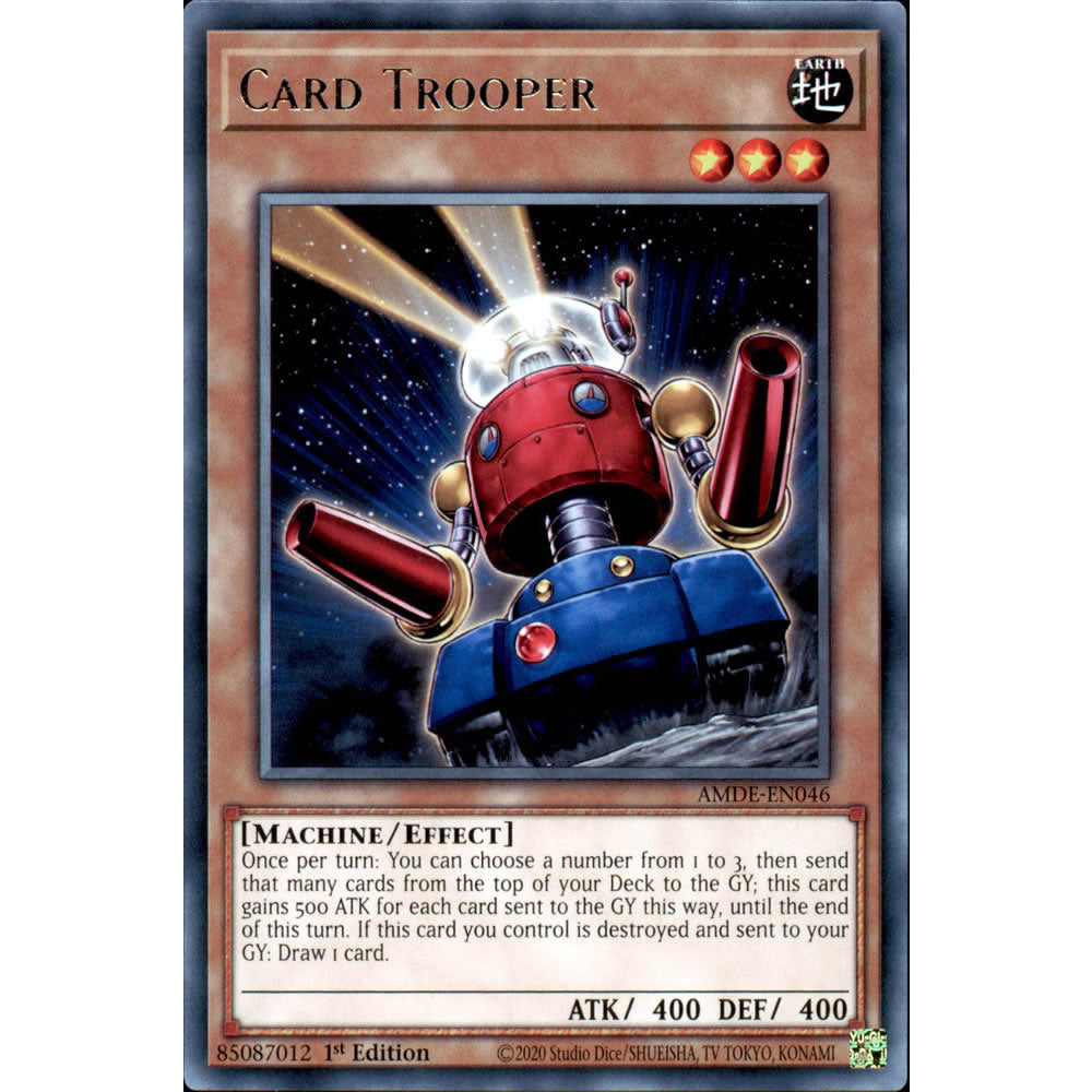 Card Trooper AMDE-EN046 Yu-Gi-Oh! Card from the Amazing Defenders Set