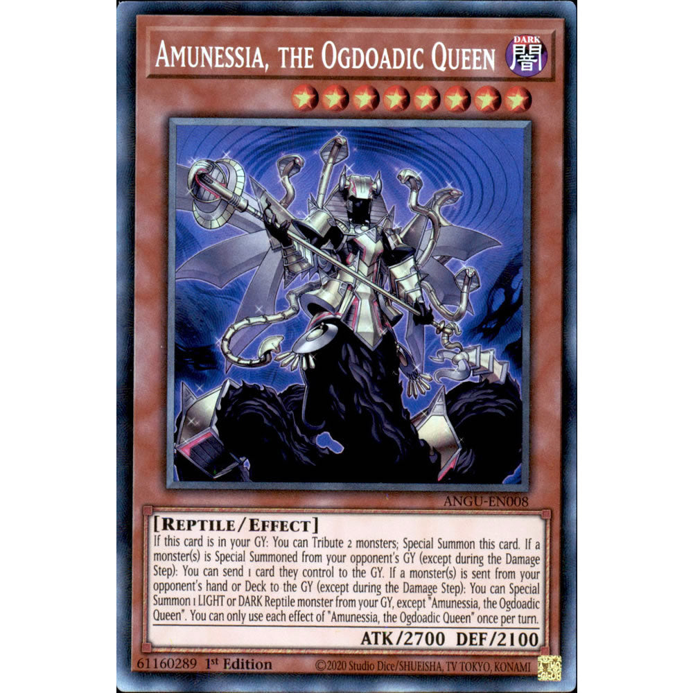 Amunessia, the Ogdoadic Queen ANGU-EN008 Yu-Gi-Oh! Card from the Ancient Guardians Set