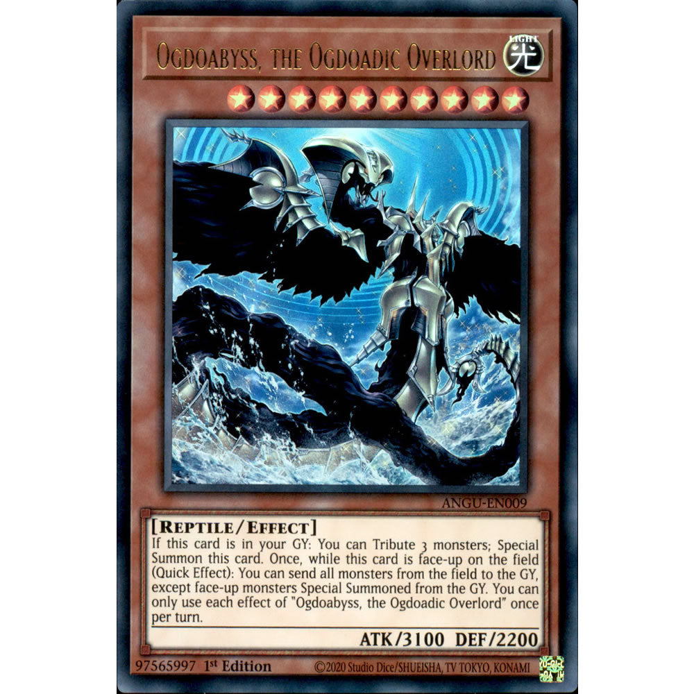 Ogdoabyss, the Ogdoadic Overlord ANGU-EN009 Yu-Gi-Oh! Card from the Ancient Guardians Set