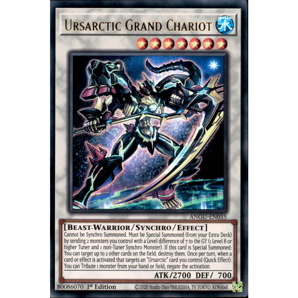 Ursarctic Grand Chariot ANGU-EN035 Yu-Gi-Oh! Card from the Ancient Guardians Set