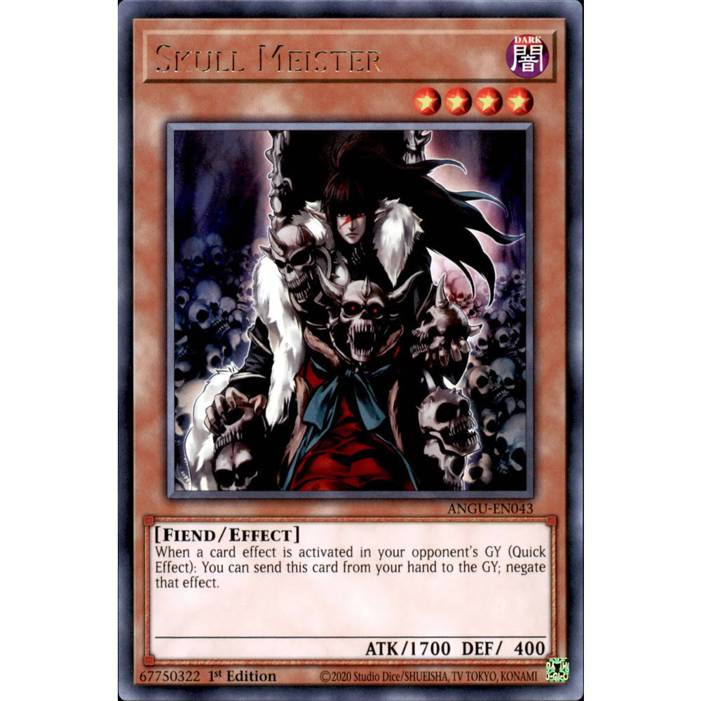Skull Meister ANGU-EN043 Yu-Gi-Oh! Card from the Ancient Guardians Set