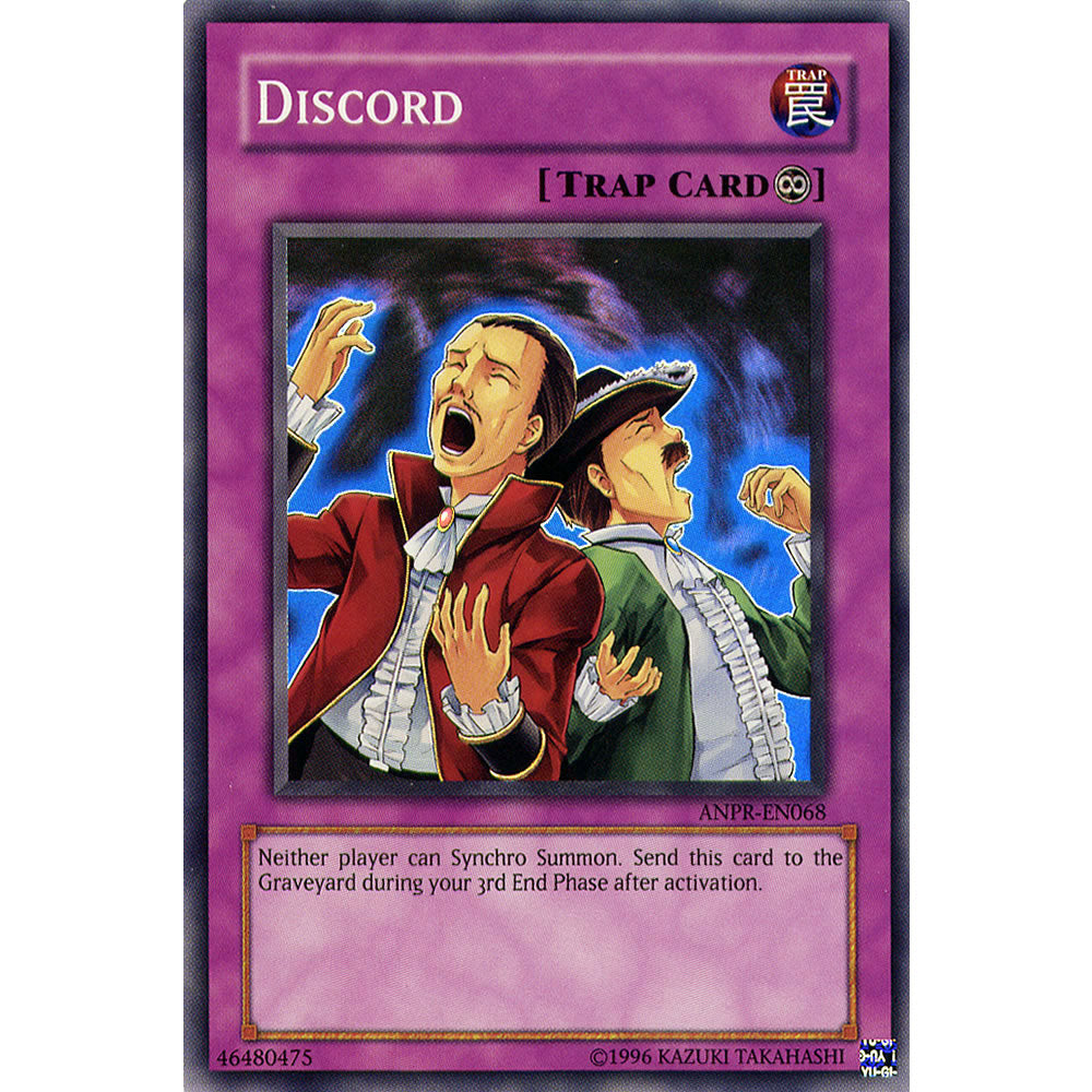 Discord ANPR-EN068 Yu-Gi-Oh! Card from the Ancient Prophecy Set