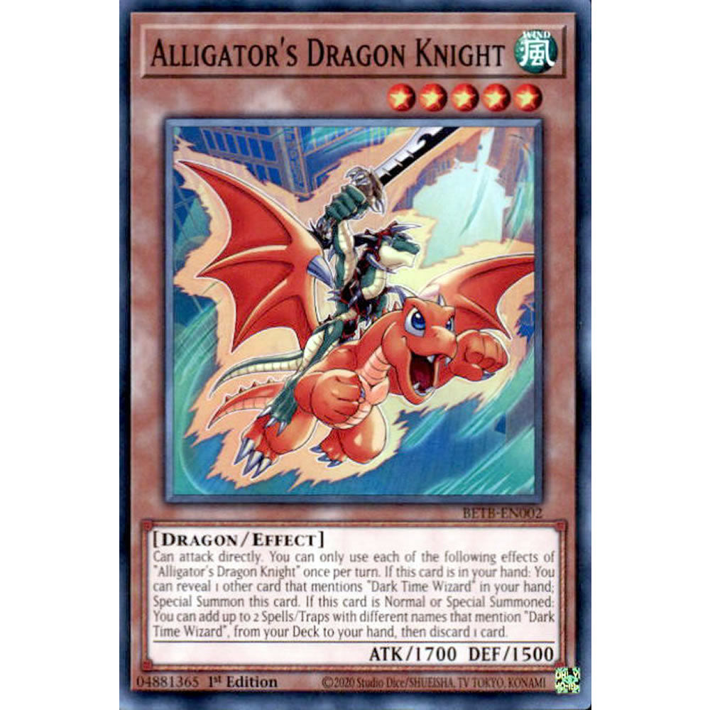 Alligator's Dragon Knight BETB-EN002 Yu-Gi-Oh! Card from the Beyond the Brave Set