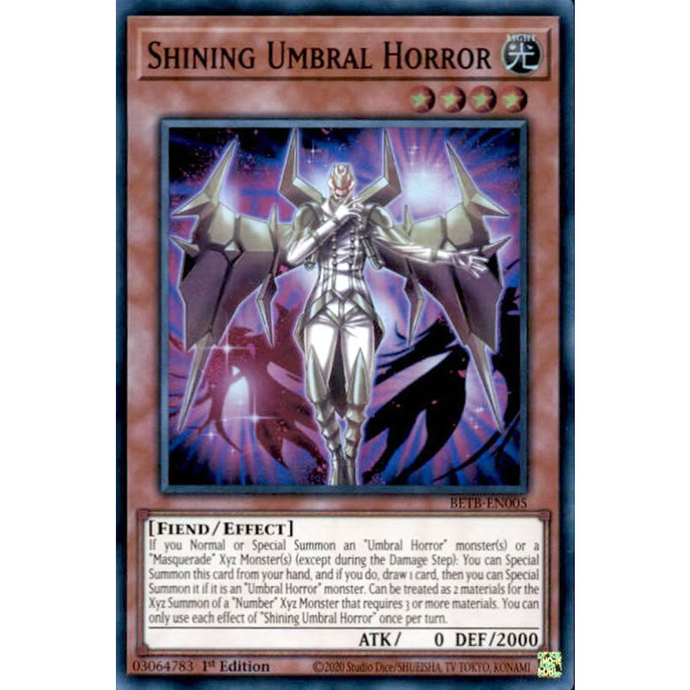 Shining Umbral Horror BETB-EN005 Yu-Gi-Oh! Card from the Beyond the Brave Set