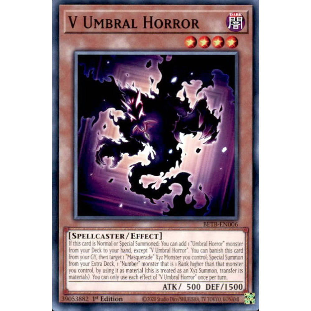 V Umbral Horror BETB-EN006 Yu-Gi-Oh! Card from the Beyond the Brave Set