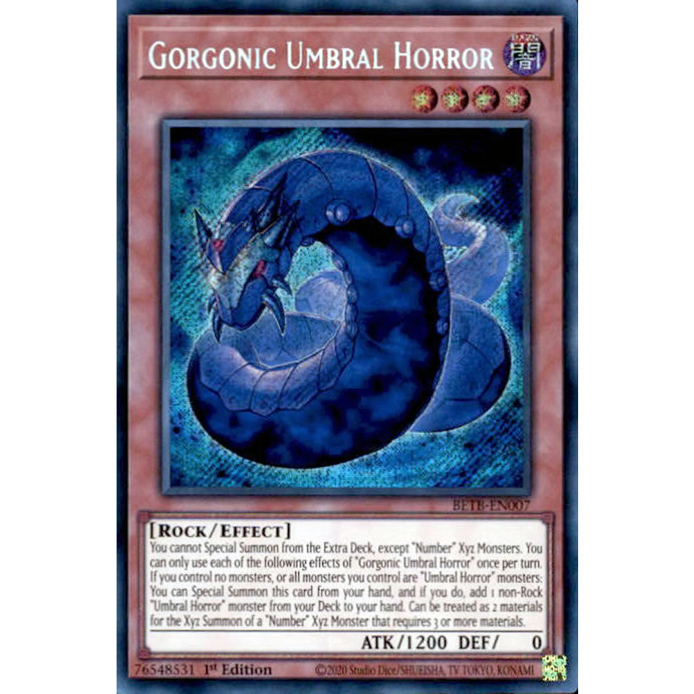 Gorgonic Umbral Horror BETB-EN007 Yu-Gi-Oh! Card from the Beyond the Brave Set