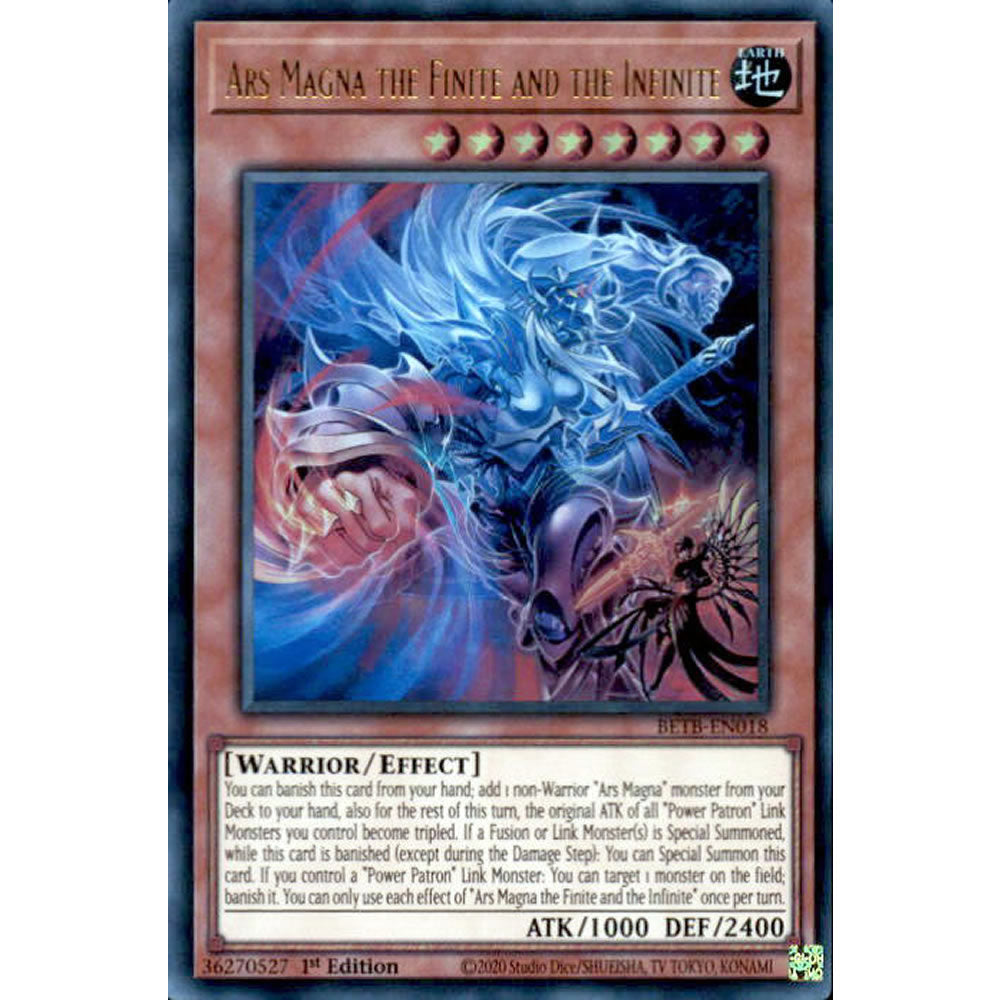 Ars Magna the Finite and the Infinite BETB-EN018 Yu-Gi-Oh! Card from the Beyond the Brave Set