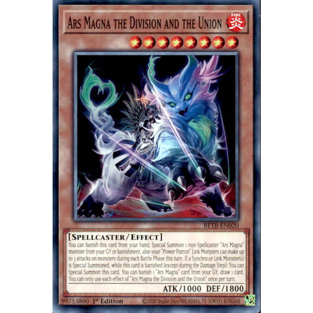 Ars Magna the Division and the Union BETB-EN020 Yu-Gi-Oh! Card from the Beyond the Brave Set