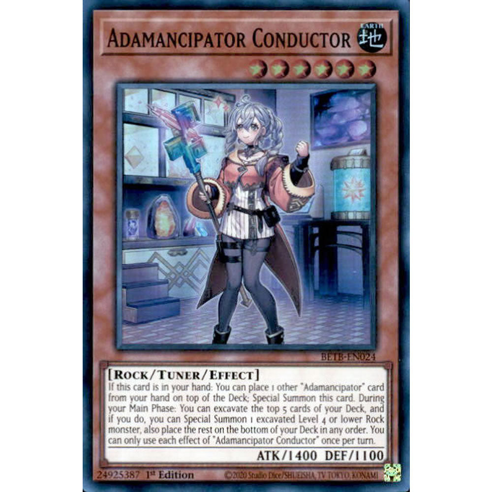 Adamancipator Conductor BETB-EN024 Yu-Gi-Oh! Card from the Beyond the Brave Set