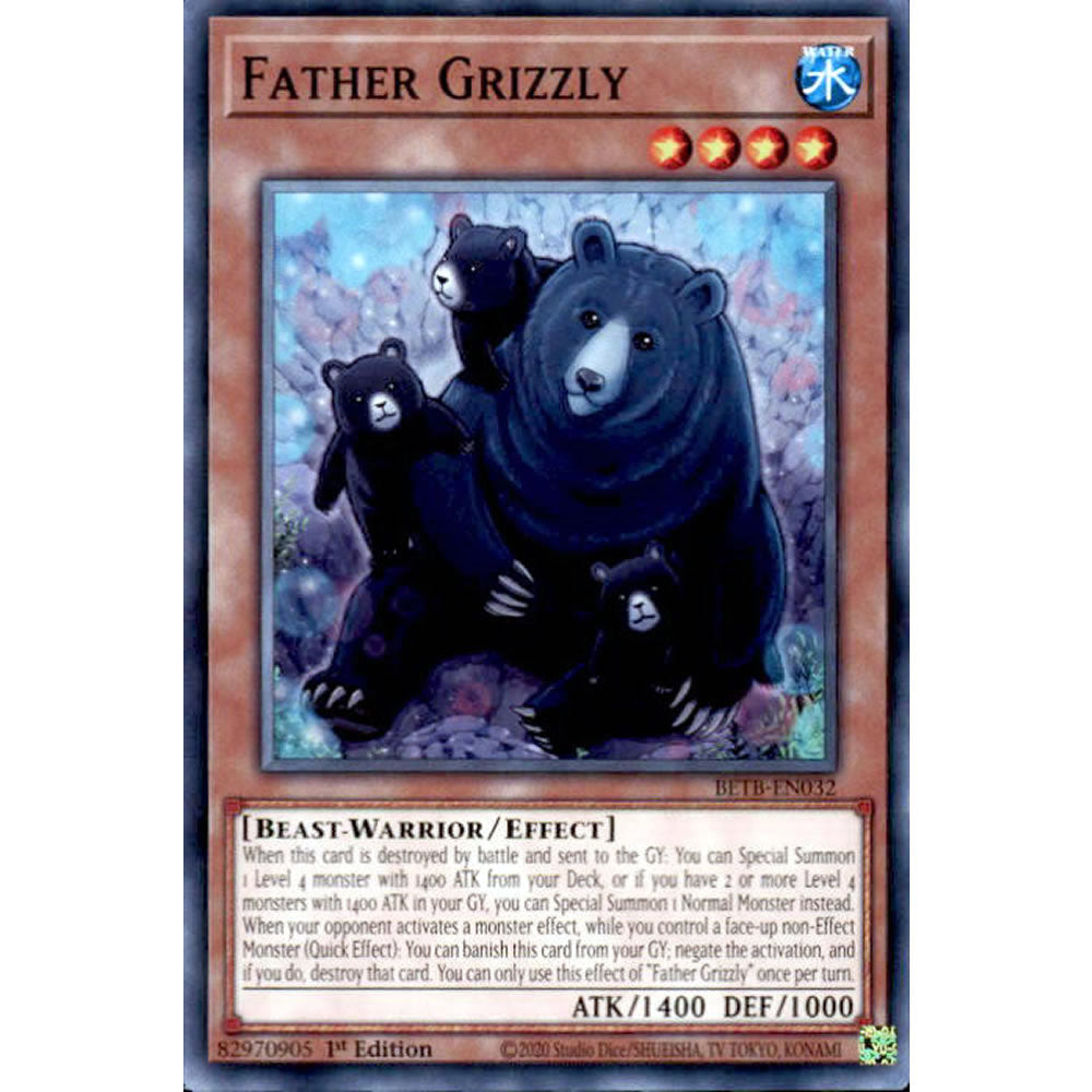 Father Grizzly BETB-EN032 Yu-Gi-Oh! Card from the Beyond the Brave Set