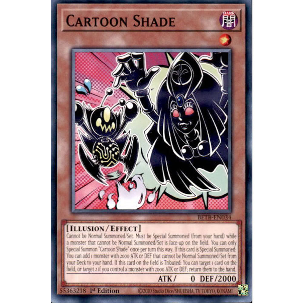 Cartoon Shade BETB-EN034 Yu-Gi-Oh! Card from the Beyond the Brave Set