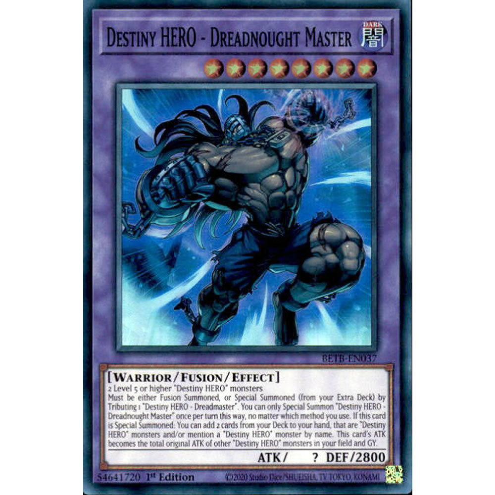 Destiny HERO - Dreadnought Master BETB-EN037 Yu-Gi-Oh! Card from the Beyond the Brave Set
