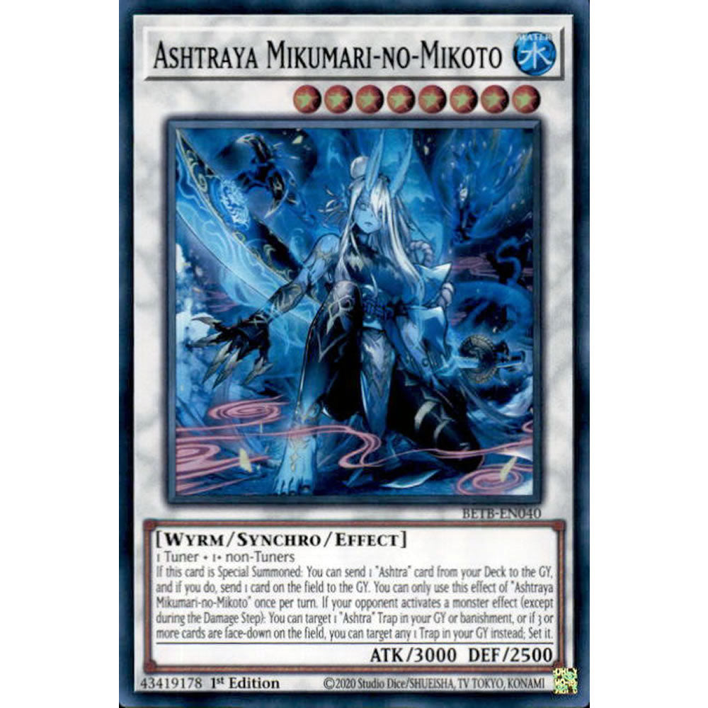 Ashtraya Mikumari-no-Mikoto BETB-EN040 Yu-Gi-Oh! Card from the Beyond the Brave Set