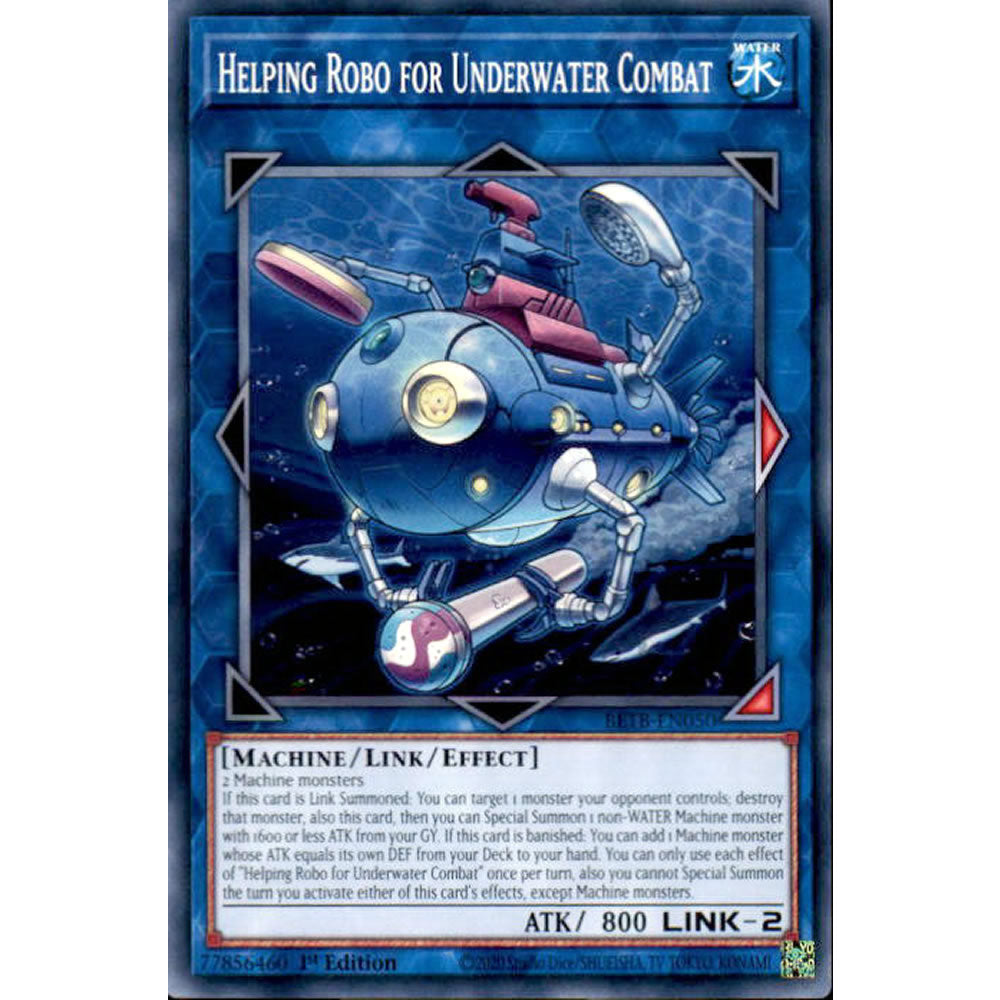Helping Robo for Underwater Combat BETB-EN050 Yu-Gi-Oh! Card from the Beyond the Brave Set