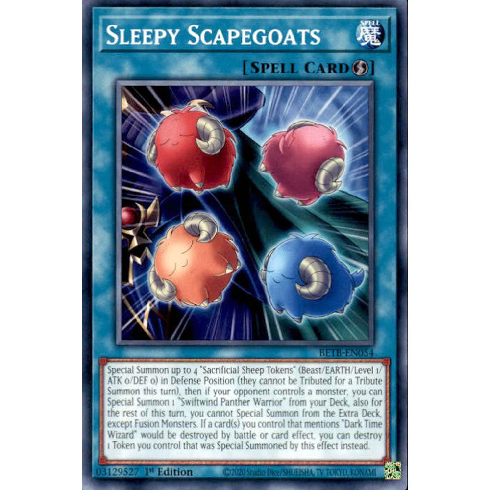 Sleepy Scapegoats BETB-EN054 Yu-Gi-Oh! Card from the Beyond the Brave Set
