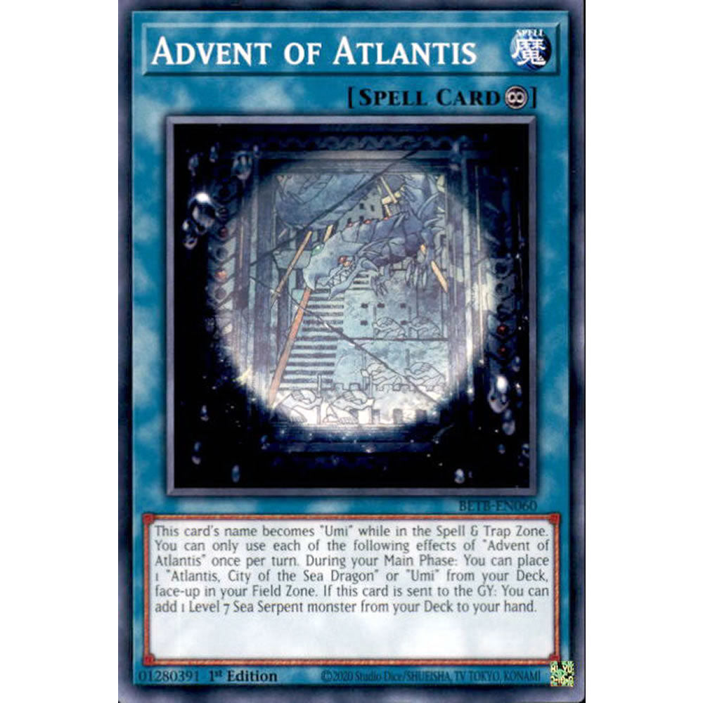 Advent of Atlantis BETB-EN060 Yu-Gi-Oh! Card from the Beyond the Brave Set