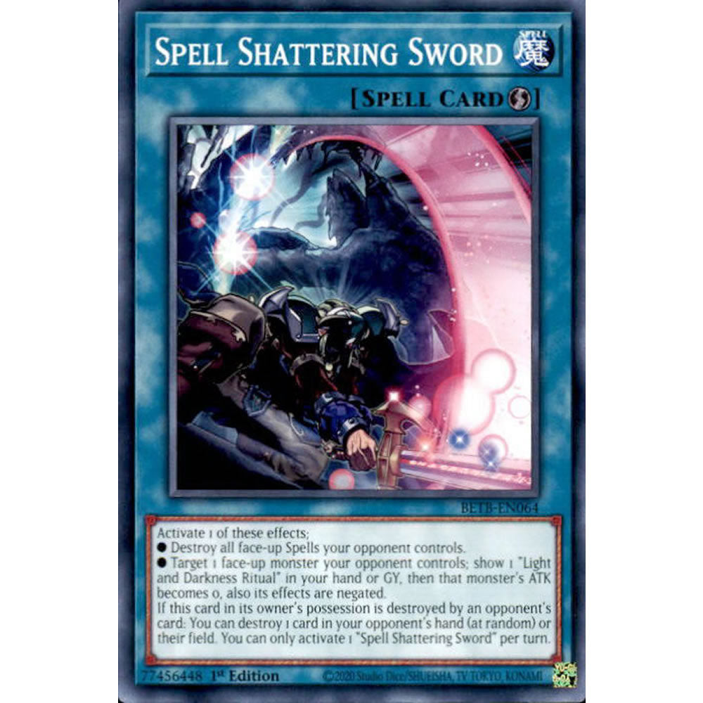 Spell Shattering Sword BETB-EN064 Yu-Gi-Oh! Card from the Beyond the Brave Set