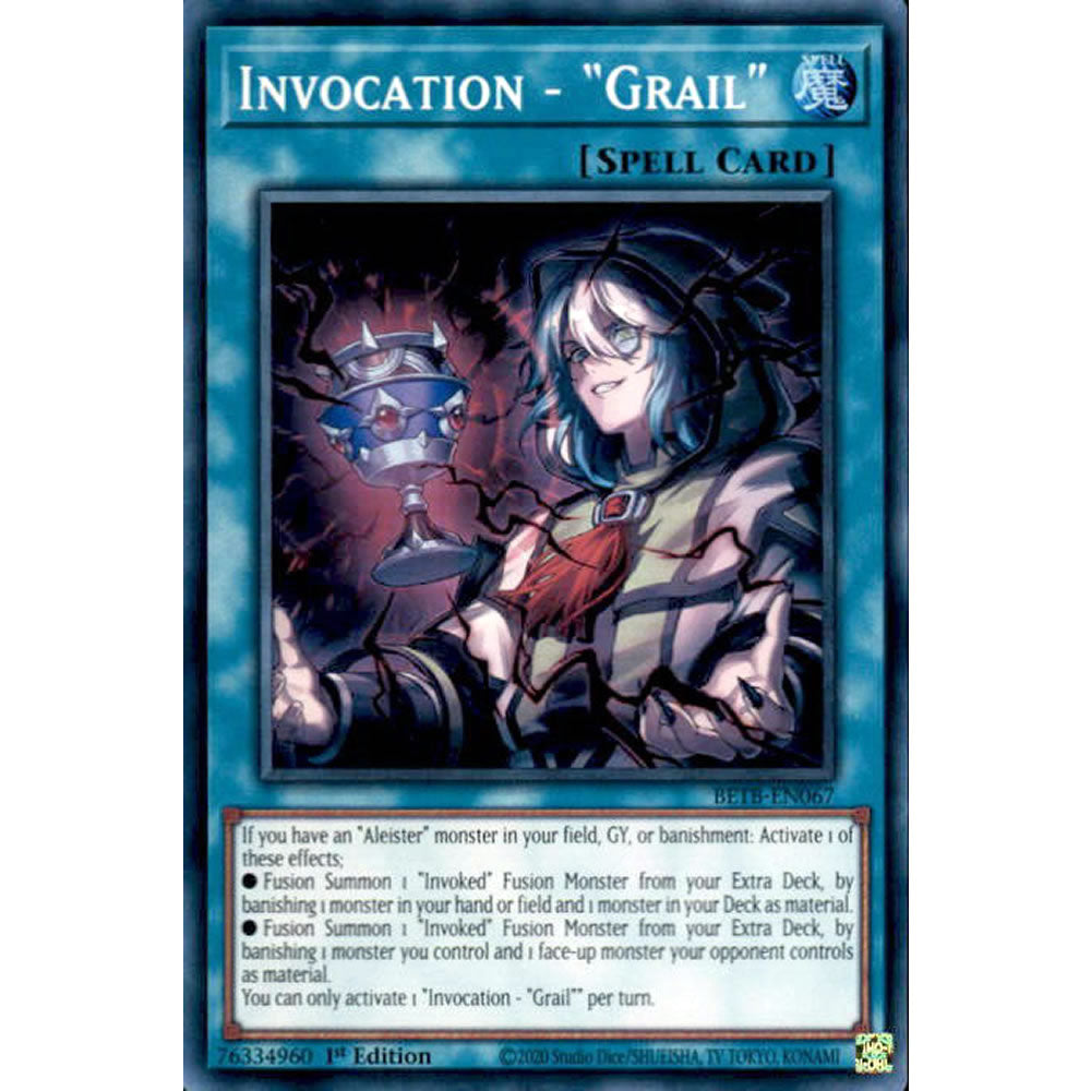 Invocation - Grail BETB-EN067 Yu-Gi-Oh! Card from the Beyond the Brave Set