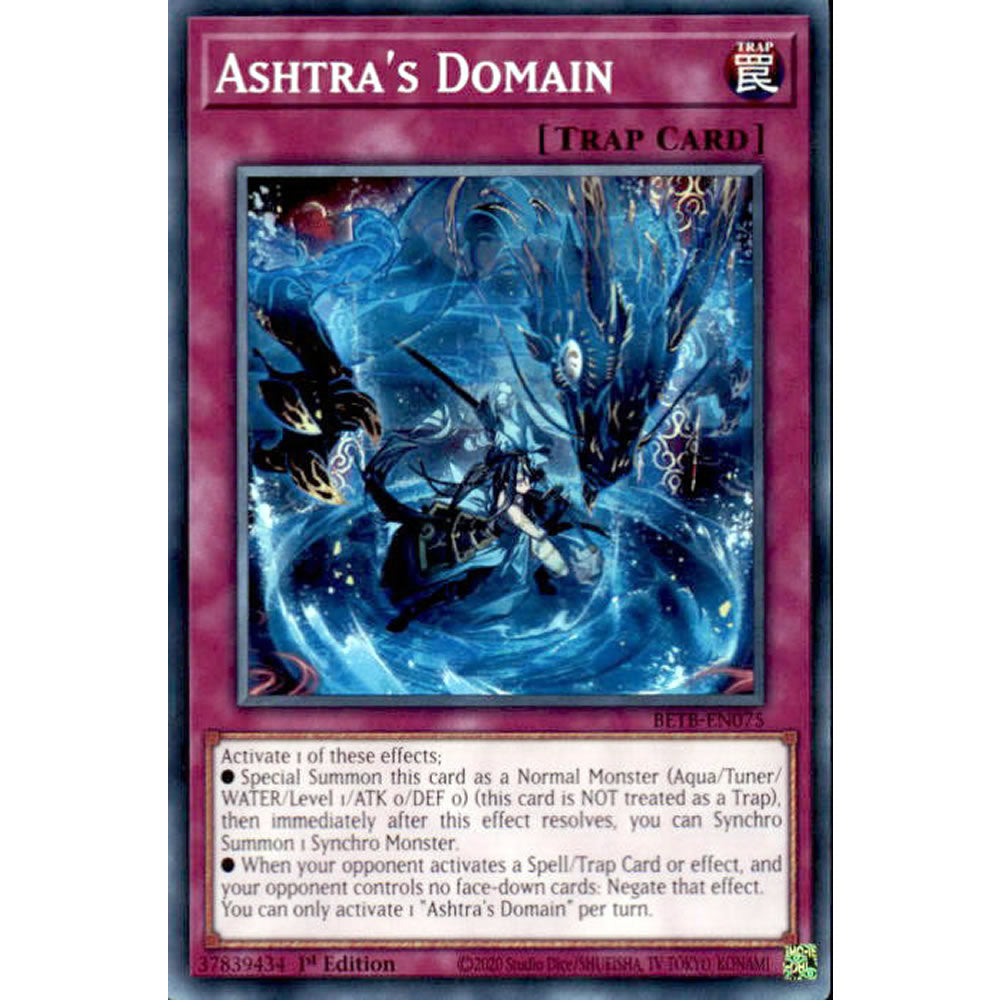 Ashtra's Domain BETB-EN075 Yu-Gi-Oh! Card from the Beyond the Brave Set